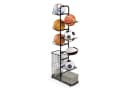 COSTWAY Sportgeräte-Regalwagen 7-stufiger Ball Lagerregal mit Korb, abnehmbar Bild 1
