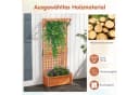 COSTWAY Hochbeet mit Spalier & Dach aus Tannenholz Bild 4