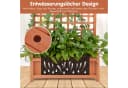 COSTWAY Hochbeet mit Spalier & Dach aus Tannenholz Bild 5