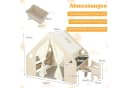 COSTWAY Spielzelt 6 in 1 Spielhaus Holz Bild 5