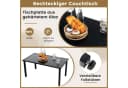 COSTWAY Gartenlounge-Set 4-tlg. PE Rattan mit Bank, 2 Stühlen & Tisch Bild 5