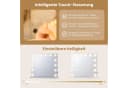 COSTWAY Schminkspiegel Hollywood Spiegel 14 LED-Leuchten 3 Lichtfarben Bild 1