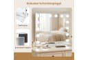 COSTWAY Schminkspiegel Hollywood Spiegel 14 LED-Leuchten 3 Lichtfarben Bild 5