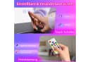 COSTWAY Schminktisch mit 14 LED-Leuchten, USB-Anschluss, Hocker Bild 4