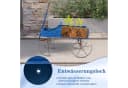 COSTWAY Blumenständer Pflanzwagen mit Rädern Tannenholz Bild 3