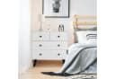 KOMFOTTEU Sideboard Kommode 4 Schubladen Weiß mit Kippschutz Bild 1