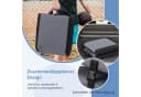 COSTWAY Relaxsessel Sitzkissen faltbar Grau Bild 4