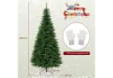 COSTWAY Künstlicher Weihnachtsbaum 240 cm 360 LEDs 1137 Zweigspitzen Bild 3