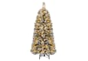 COSTWAY Künstlicher Weihnachtsbaum 150cm 130 LEDs 378 Zweigspitze Bild 2