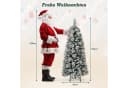 COSTWAY Künstlicher Weihnachtsbaum 150cm 130 LEDs 378 Zweigspitze Bild 3