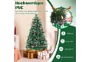 COSTWAY Künstlicher Weihnachtsbaum 150cm Grün 170 Spitzen 49 LEDs Bild 4