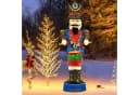 COSTWAY Nussknacker 185 cm mit 100 LED-Lichtern Bild 2