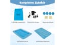 COSTWAY Kinderluftmatratze Blau mit Elektrischer Pumpe Bild 4