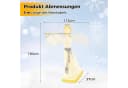 COSTWAY Weihnachtsfigur LED Weihnachtsengel 150cm hoch Bild 4