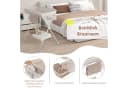 COSTWAY Wickeltisch 3in1 Wickelkommode Beige Klappbar Bild 1