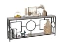 COSTWAY Konsolentisch schmal 180cm Flurtisch Metallgestell Bild 2
