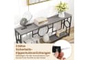 COSTWAY Konsolentisch schmal 180cm Flurtisch Metallgestell Bild 5