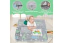 COSTWAY Kindersofa Grauer Dinosaurier/Regenbogen-Einhorn Bild 5