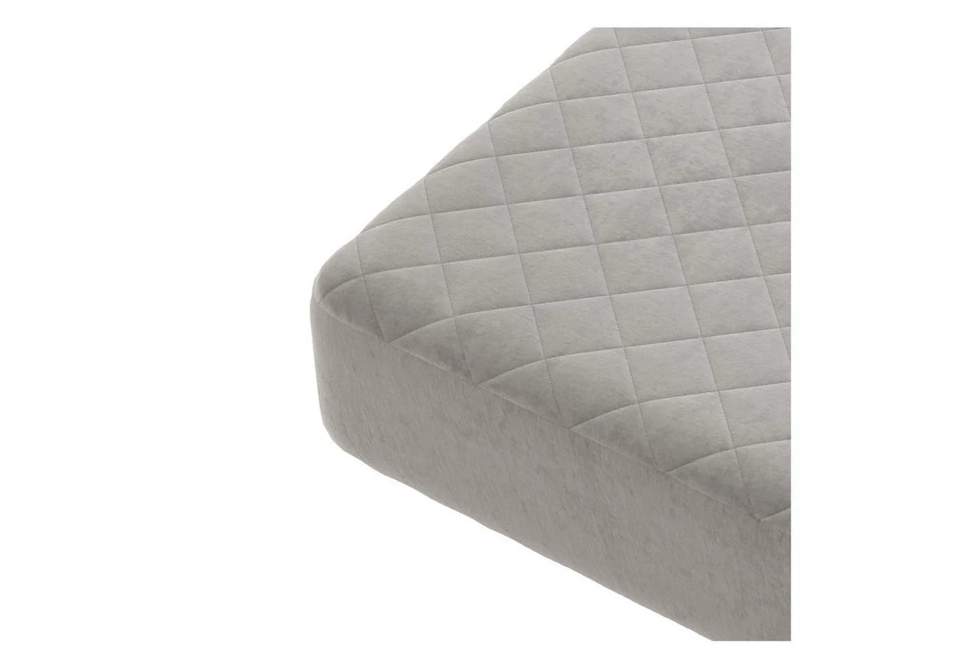COSTWAY Matratzenschoner Grau Polyester 90x200cm - Bild 2