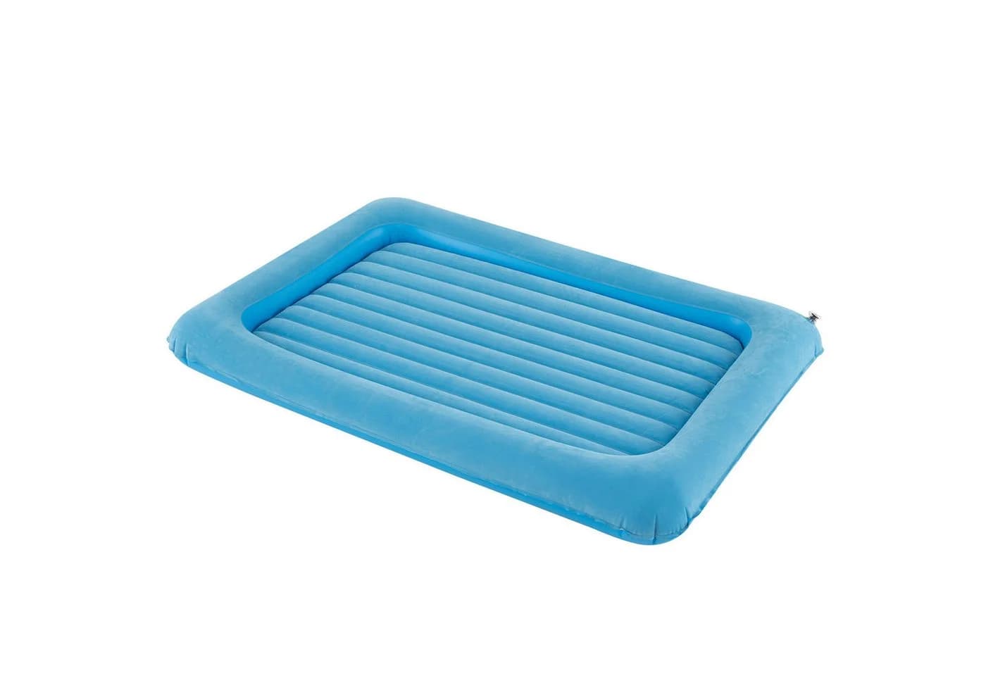 KOMFOTTEU Kinderluftbett 2-in-1 mit Pumpe Blau/Grau - Bild 2