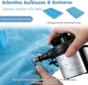 KOMFOTTEU Kinderluftbett 2-in-1 mit Pumpe Blau/Grau Bild 5