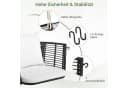KOMFOTTEU Hängesessel Rattan Metallrahmen Braun Grau Weiß Bild 3