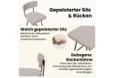 KOMFOTTEU Barhocker 2er-Set Küchenstühle drehbar mit Rückenlehne und Fußstütze Bild 4