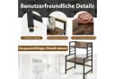 COSTWAY Küchenregal 3-stufig Mikrowellenregal mit 2 Ablagen Bild 5