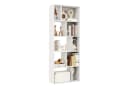 COSTWAY Bücherregal 5 Ebenen 10 Fächer Weiß Modern Bild 2