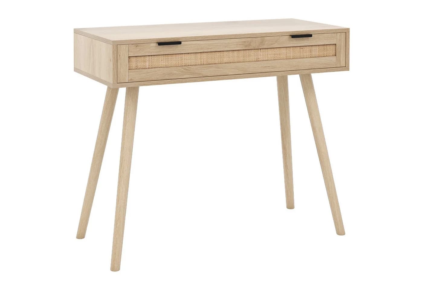 COSTWAY Konsolentisch mit Rattan-Akzenten - Bild 2