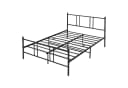 COSTWAY Bettgestell 160x200cm Metall mit Lattenrost ohne Matratze Bild 1