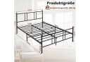 COSTWAY Bettgestell 160x200cm Metall mit Lattenrost ohne Matratze Bild 3