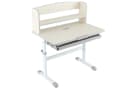 Kinderschreibtisch Modern Weiß/Braun Holz Metall Bild 2
