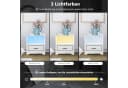 COSTWAY Nachttisch LED 3 Farben mit Schublade & USB-Anschluss Holz Bild 3