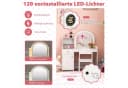 COSTWAY Schminktisch Kidner mit Stuhl & LED Spiegel & Schublade, ab 3 Jahre Bild 3