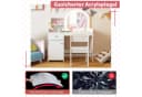 COSTWAY Schminktisch Kidner mit Stuhl & LED Spiegel & Schublade, ab 3 Jahre Bild 5