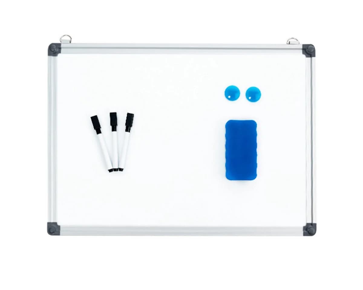 COSTWAY Magnettafel Whiteboard Pinnwand Wandtafel Board Alurahmen - Bild 2