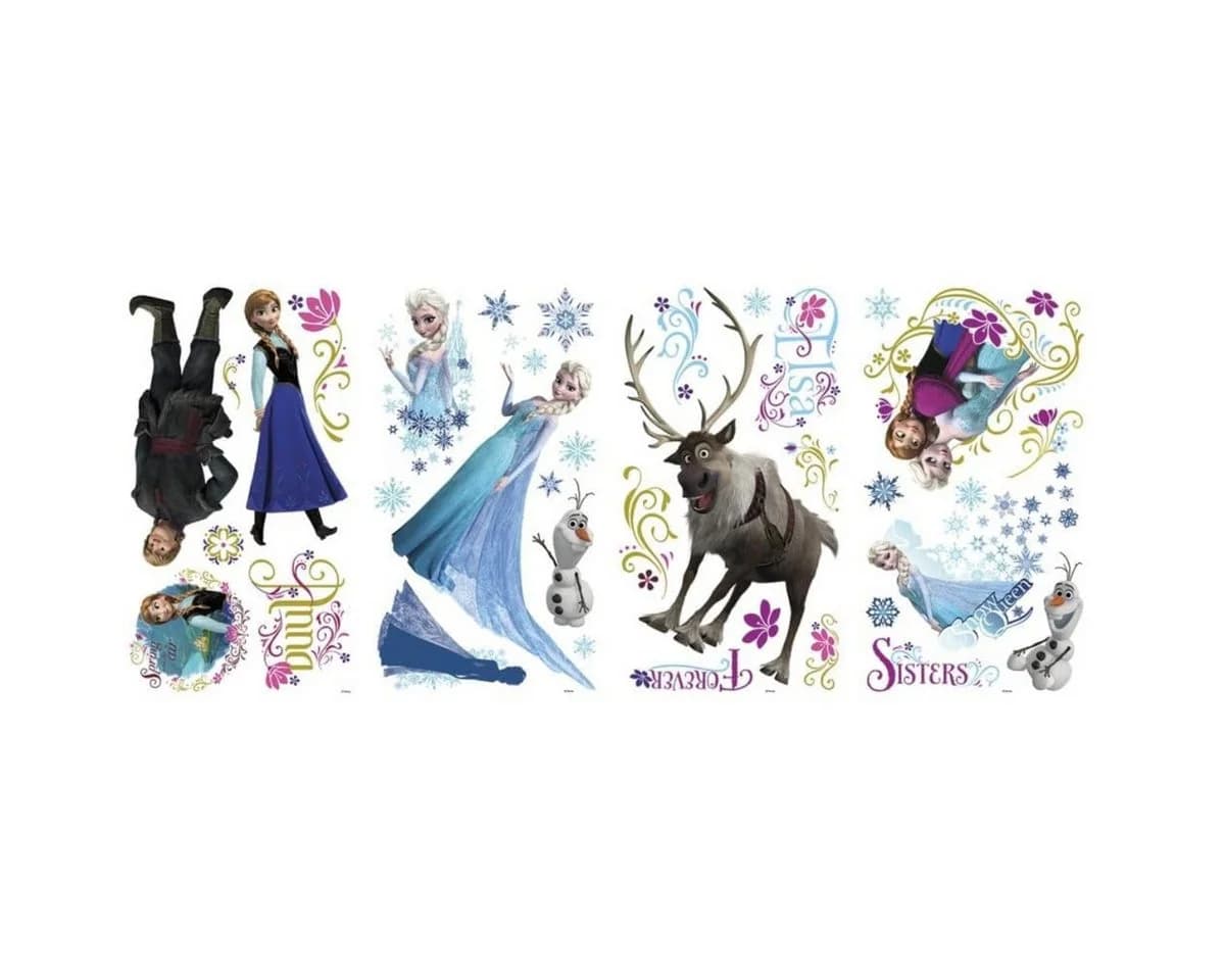 Disney Frozen Wandsticker 36 Teile selbstklebend bunt - Bild 2
