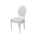 ebuy24 Rokoko/Amaretta Esszimmerstuhl Antikweiß Beige 2er Set Bild 2