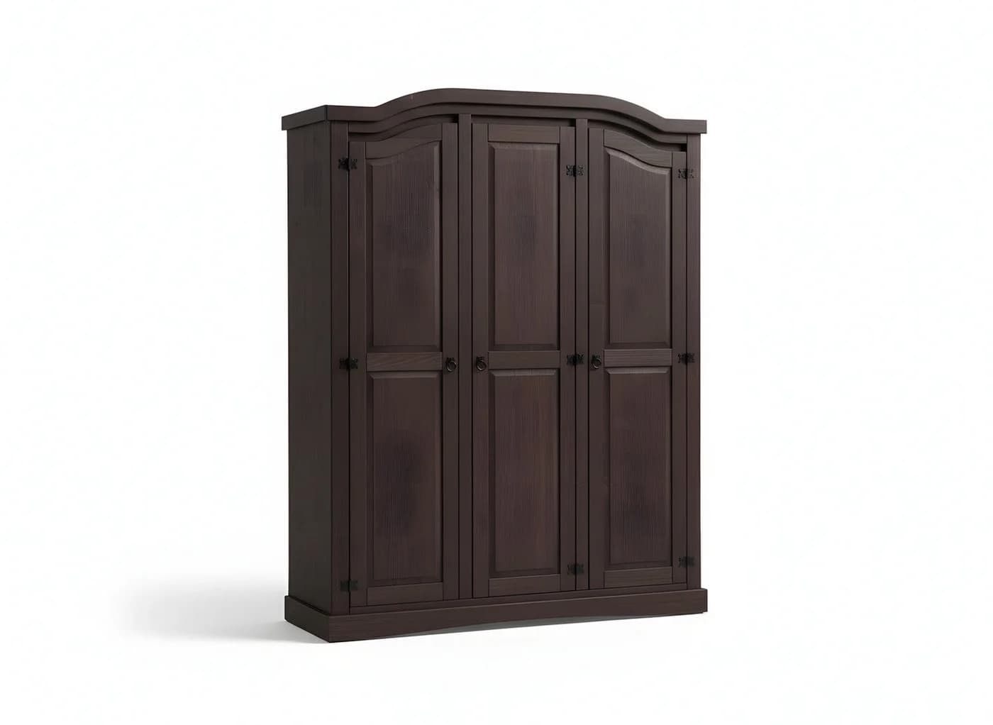 ebuy24 New Mexico Kleiderschrank 3-türig Kiefer Massiv - Bild 2