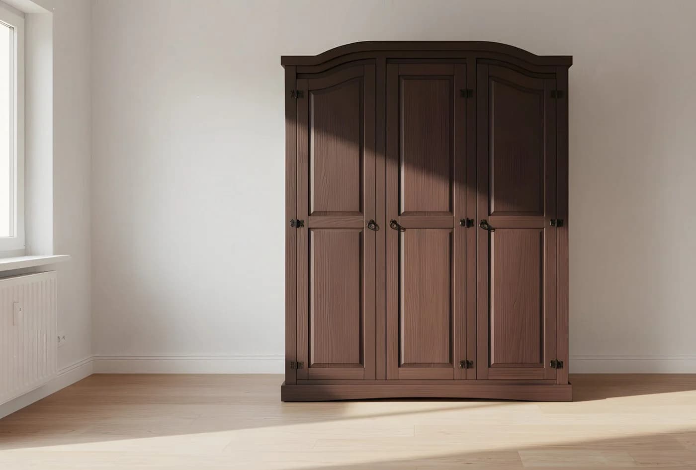 ebuy24 New Mexico Kleiderschrank 3-türig Kiefer Massiv - Bild 4