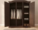 ebuy24 New Mexico Kleiderschrank 3-türig Kiefer Massiv Bild 5