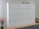 ebuy24 Schuhschrank Escape 12 Türen Weiß Bild 1