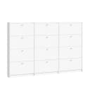 ebuy24 Schuhschrank Escape 12 Türen Weiß Bild 2