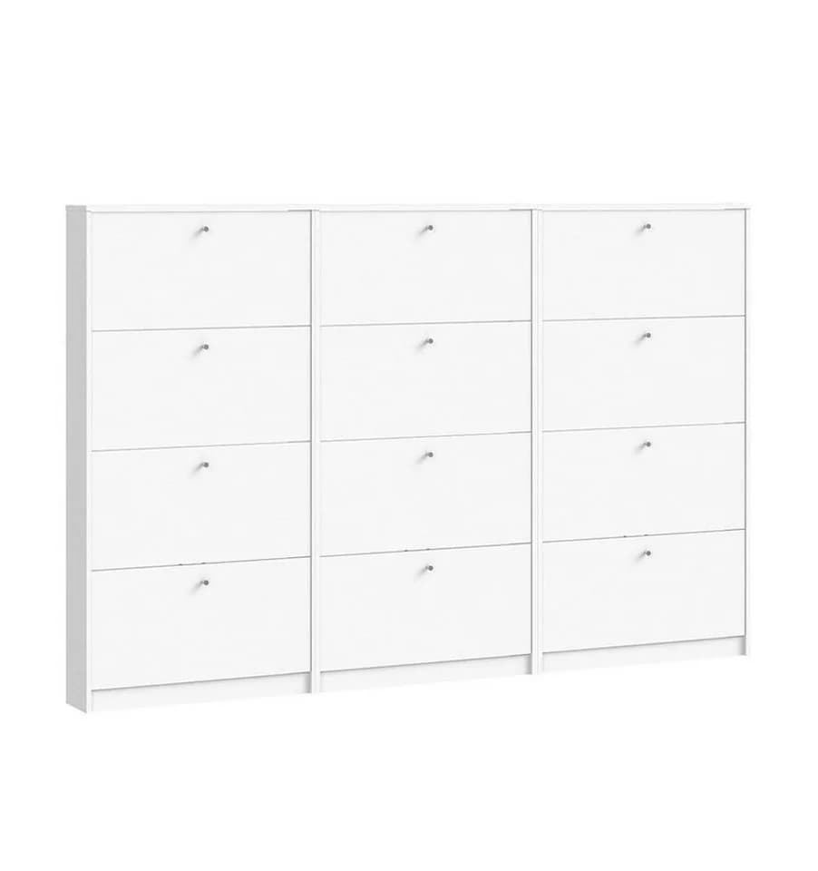 ebuy24 Schuhschrank Escape 12 Türen Weiß - Bild 2