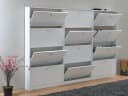 ebuy24 Schuhschrank Escape 12 Türen Weiß Bild 3