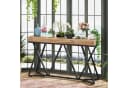 Tribesigns Konsolentisch 140cm Holz-Eingangstisch Metallsockel Bild 5
