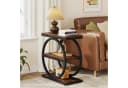 Tribesigns Beistelltisch 3-Tier Schmaler Holz Couchtisch Metallrahmen Bild 1