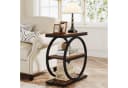 Tribesigns Beistelltisch 3-Tier Schmaler Holz Couchtisch Metallrahmen Bild 2
