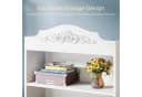 Tribesigns Bücherregal 190cm Standregal Raumteiler 5 Fächer Weiß Bild 4